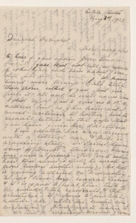 Letter, 3 August 1903