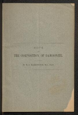 Note on the Composition of Dawsonite