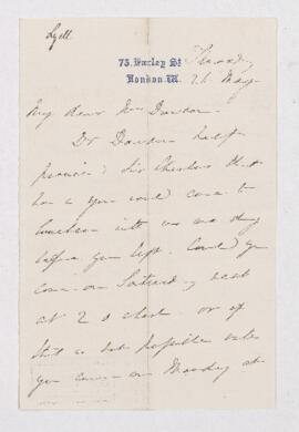 Letter, 26 May 1870