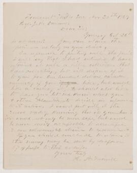 Letter, 20 November 1869