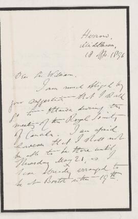 Letter, 18 April 1896