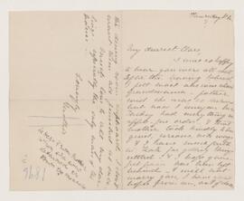 Letter, undated