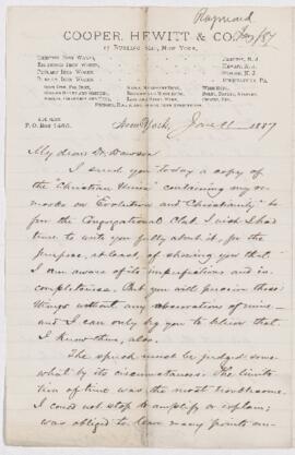 Letter, 11 January 1887