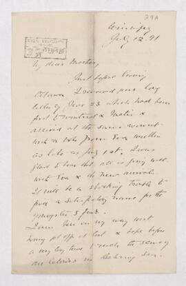 Letter, 12 July 1891