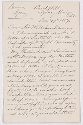 Letter, 17 December 1887