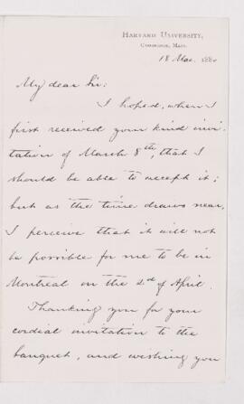 Letter, 18 March 1880