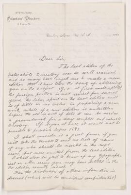 Letter from S.E. Cassino