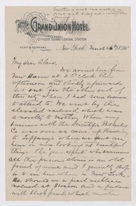 Letter, 26 March 1895