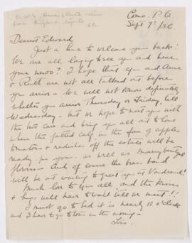 Letter, 7 September 1936