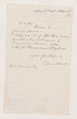 Letter, 18 October 1856