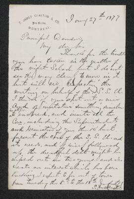 Letter, 27 January 1877