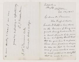 Letter, 28 November 1876