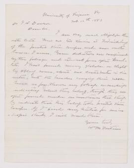 Letter, 12 February 1883