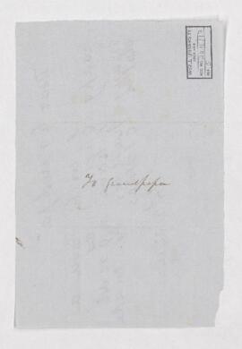 Letter from Anna Dawson