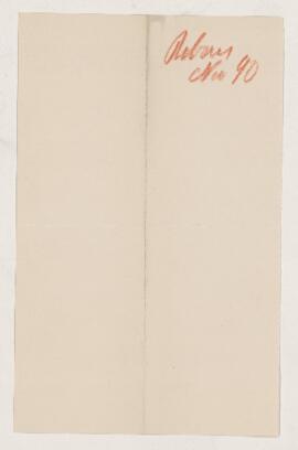 Letter, November 1890
