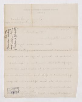 Letter, 5 November 1900