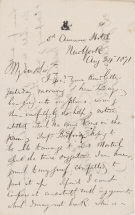 Letter, 24 August 1871