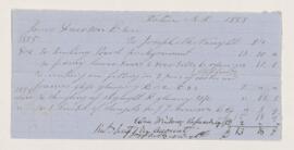 Account, November 1856