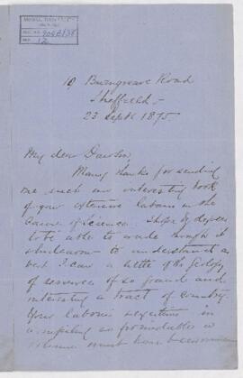 Letter, 23 September 1875