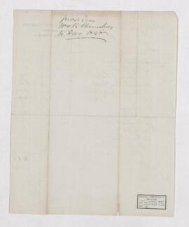 Account, 4 December 1848