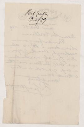 Letter, 15 October 1889