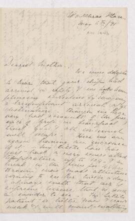 Letter, 6 May 1891