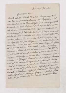 Letter, 16 February 1881