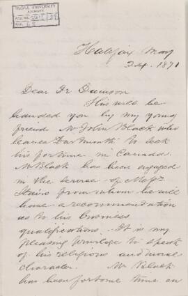 Letter, 24 May 1871