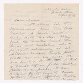 Letter, 18 April 1893
