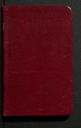 Private diary, 1895-1896