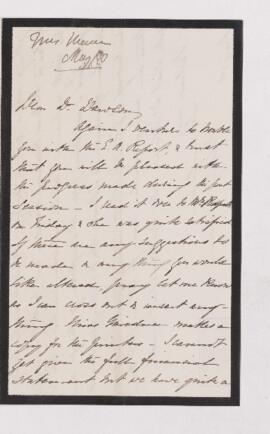 Letter, 3 May 1880