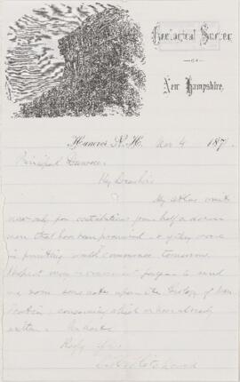 Letter, 4 November 1871