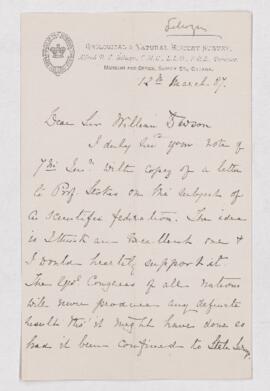 Letter, 12 March 1887