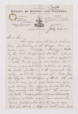 Letter, 24 July 1880