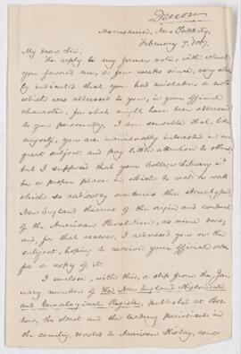 Letter, 7 February 1887