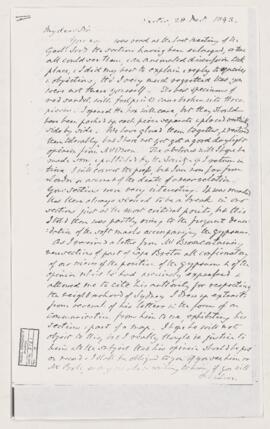 Letter, 28 December 1843