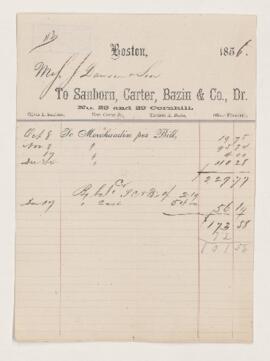 Account, 17 December 1856