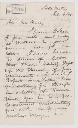 Letter, 4 July 1888