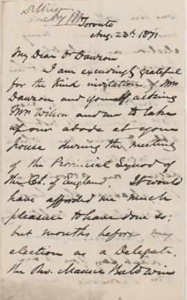 Letter, 23 August 1871