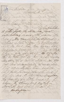 Letter, 16 March 1874