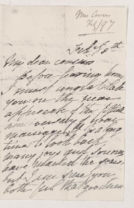 Letter, 8 February 1897