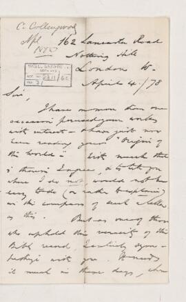 Letter, 4 April 1878