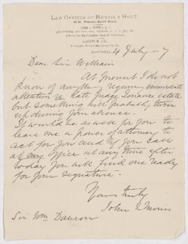 Letter, 4 July 1887