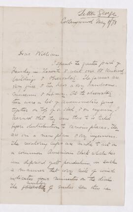 Letter, 8 May 1873