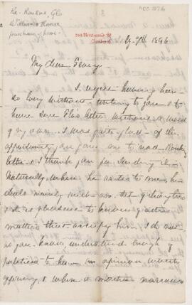 Letter, 7 February 1896