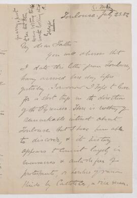 Letter, 23 July 1882