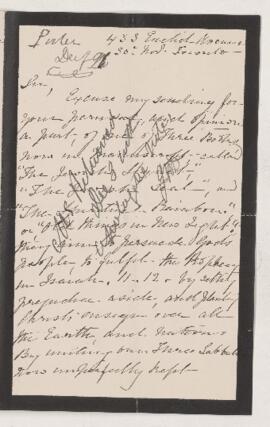 Letter, 30 November 1896