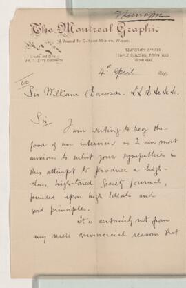 Letter, 4 April 1895