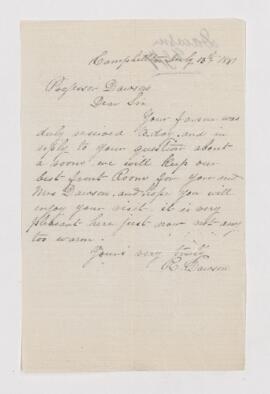 Letter, 13 July 1881