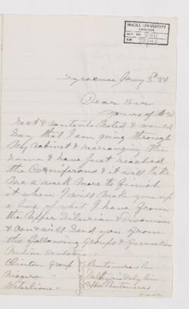 Letter, 3 January 1880